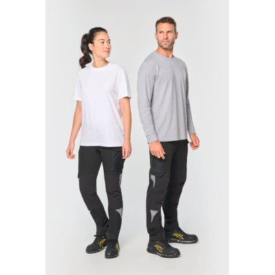 Recycled multi pocket stretch trousers